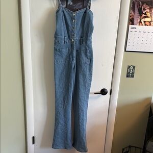 Women's Blue Denim Jumpsuit